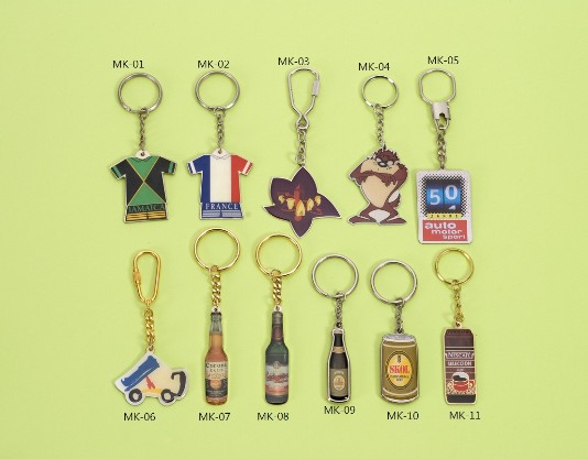 Metal Printing Keyring 

